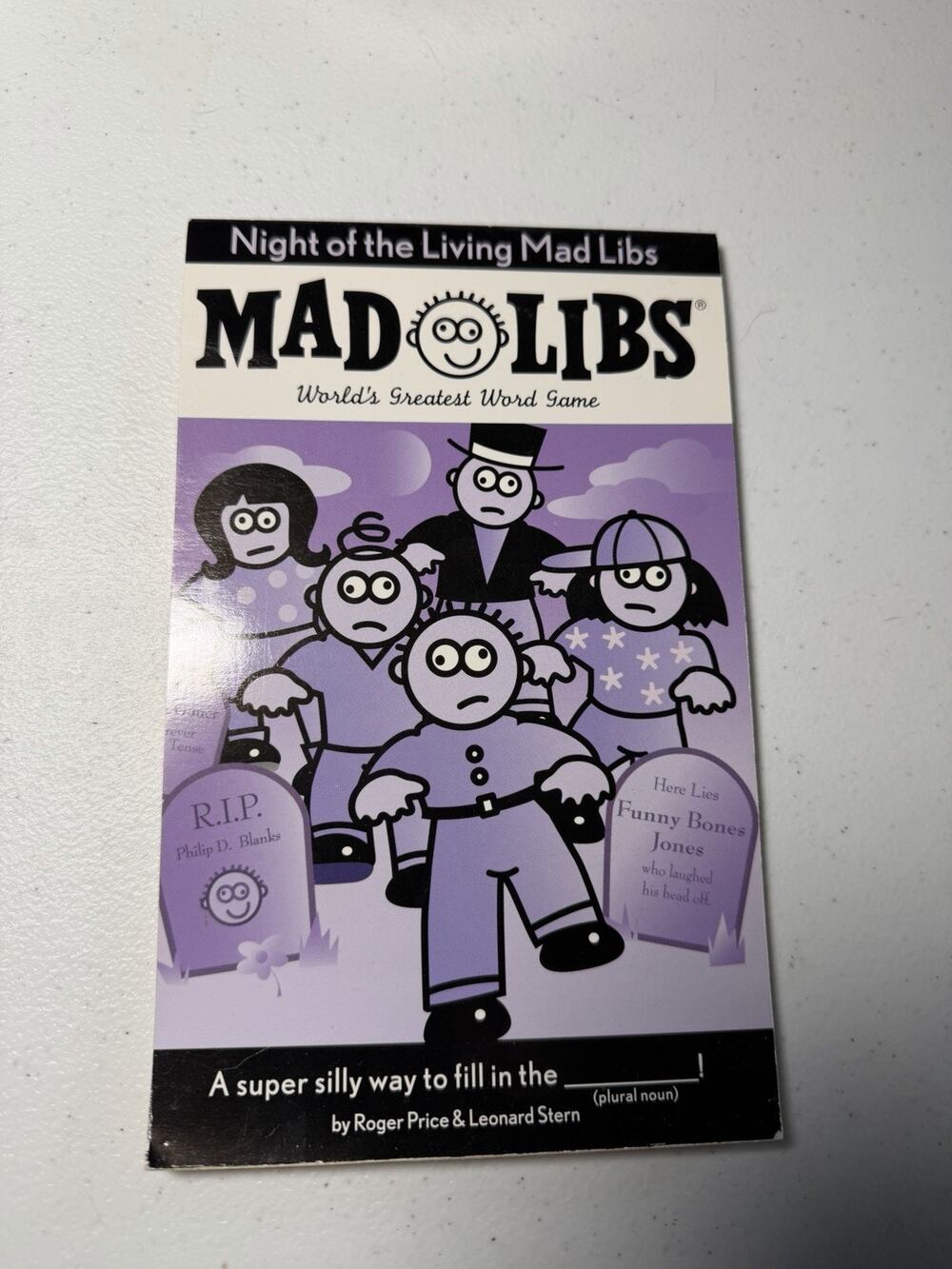 Night Of The Living MAD LIBS Original Word Game Vintage 2001 Booklet